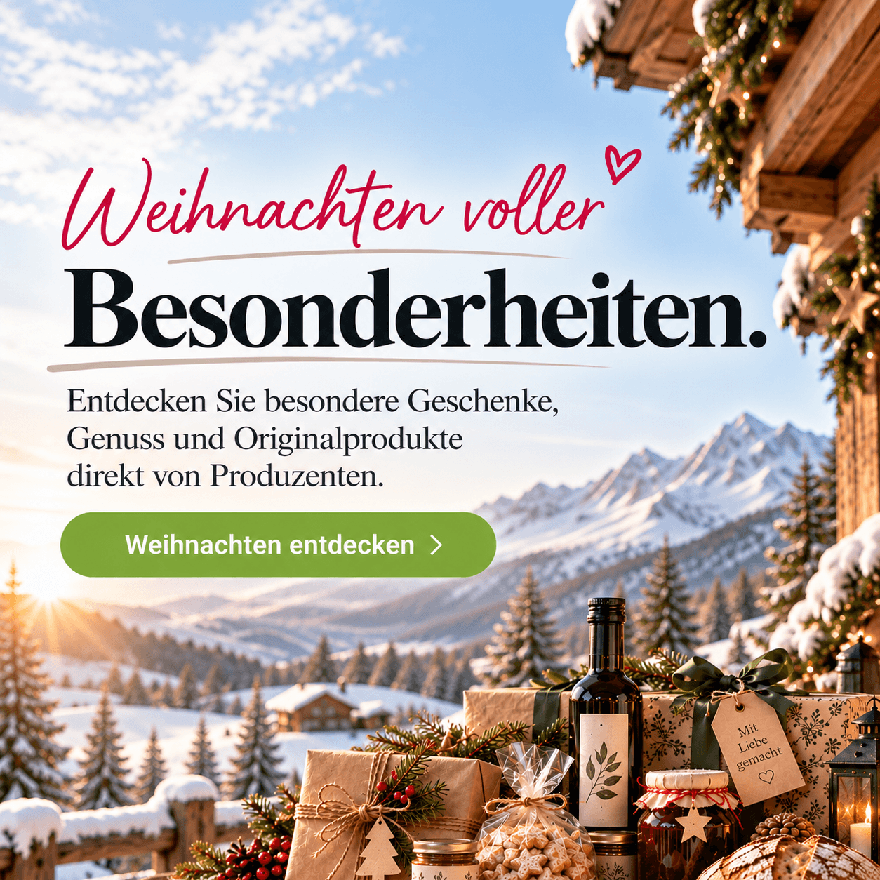Frauen vor Weihnachtsbaum