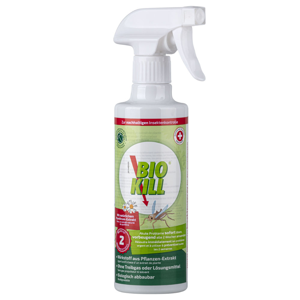 Insektenspray Original plus 375ml - für den Innenbereich - wirkt sofort -  biologisch abbaubar - umweltfreundlicher Insektenspray von CLEAN KILL