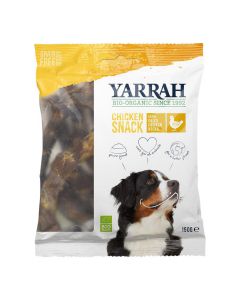Bio Yarrah Hühnerhälse Chicken Snack für Hunde 150g - 10er Vorteilspack - Tierfutter von Yarrah