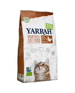 Bio Yarrah Katzenfutter Trockenfutter Huhn Fisch 6kg - Tierfutter von Yarrah