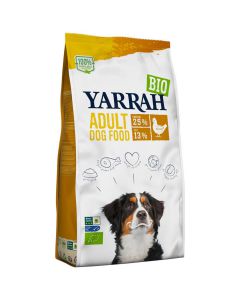Bio Yarrah Hundetrockenfutter Huhn 2kg - 4er Vorteilspack - Tierfutter von Yarrah