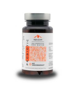 AlpsPure PROBIOTIC+ mit Andornkraut 60 Kapseln - Nahrungsergänzungsmittel zur Unterstützung des Körpers von AlpsPure