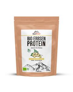 Bio Erbsen Protein 600g - Allergenarme - rein pflanzliche und eisenreiche Proteinquelle - Proteingehalt von 80 Prozent von Alpenpower
