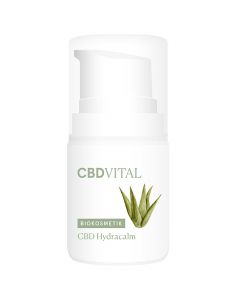 CBD Hydracalm - Gesichtspflege 50ml - Verschönernde Gesichtspflege für anspruchsvolle Haut – mit 150 mg CBD und natürlichen Anti-Aging-Wirkstoffen