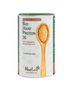 Bio Hanfproteinpulver 56 Prozent 500g - Einzigartig hohe biologische Wertigkeit - nussiger Geschmack - Unterstützt die Verdauung von Hanfland
