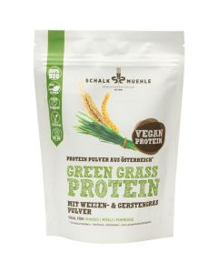 Bio Proteinmix Green Grass 250g - veganes Eiweißpulver - wiesig zitroniger Geschmack - reich an Magnesium - Zink - Eisen von Schalk Mühle