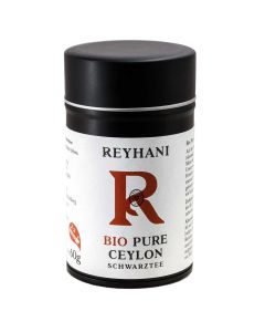 Bio Pure Ceylon Tee 60g - Schwarztee - Kaffee ähnliche Wirkung von Reyhani