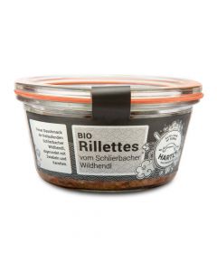 Bio Rillettes vom Schlierbacher Wildhendl 170g - Fertiggericht von Hartls Kulinarikum