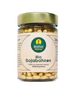 Bio Sojabohnen im Glas 320g von Biohof Müllner