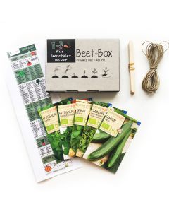 Bio Beet Box - Für Smoothie Maker - Saatgut Set inklusive Pflanzkalender und Zubehör