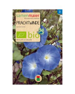 Bio Prachtwinde blau - Saatgut für zirka 8 Pflanzen