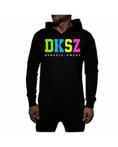 Dunkelschwarz Hoody DS-3 DKSZNEON black