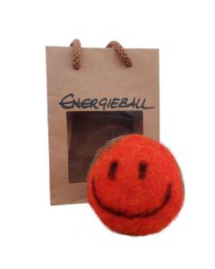 Energieball - handgefilzt orange