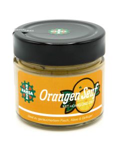 Ramsa Orangen Senf 180g - Senfspezialität mit feinem Orangen Geschmack - Fruchtiges Genussfeuerwerk von Ramsa Wolf