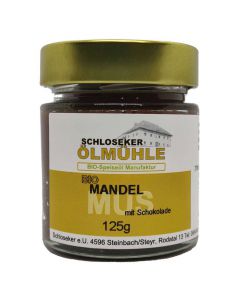 Bio Mandelmus mit Schokolade 125g
