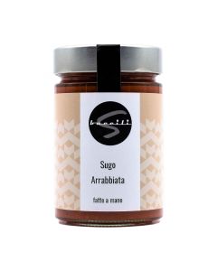 Sugo Arrabbiata 370g - Feuriges Sugo mit Chili und Speck - Glutenfrei und Laktosefrei von Baccili