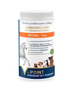 Arthro Plus - Premium Kräuterpulver für Hunde und Pferde 500g