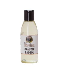 Wurzelmax Kräuter Badeöl 150ml - Lavendel - Melisse - Baldrian - pflegt die Haut - mit rein ätherischen Ölen von Wurzers