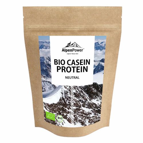 Bio Micellar Casein Protein 750g - Langanhaltende Versorgung mit essentiellen Aminosäuren - Optimal für Fitness und Gesundheit von Alpenpowert