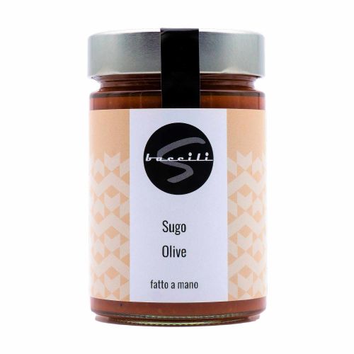 Sugo Olive 370g - Vegetarisches Gemüsesugo mit Oliven - Glutenfrei und Laktosefrei von Baccili